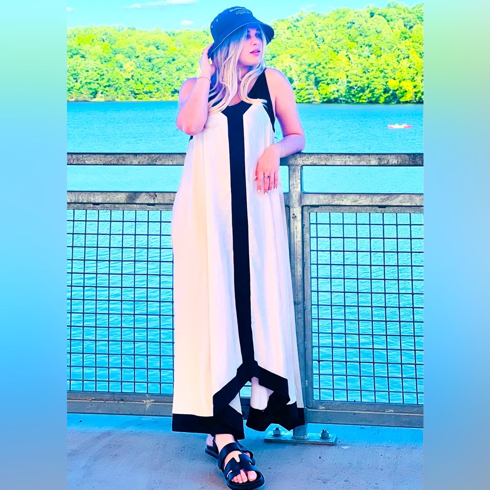 Black and white old money dress